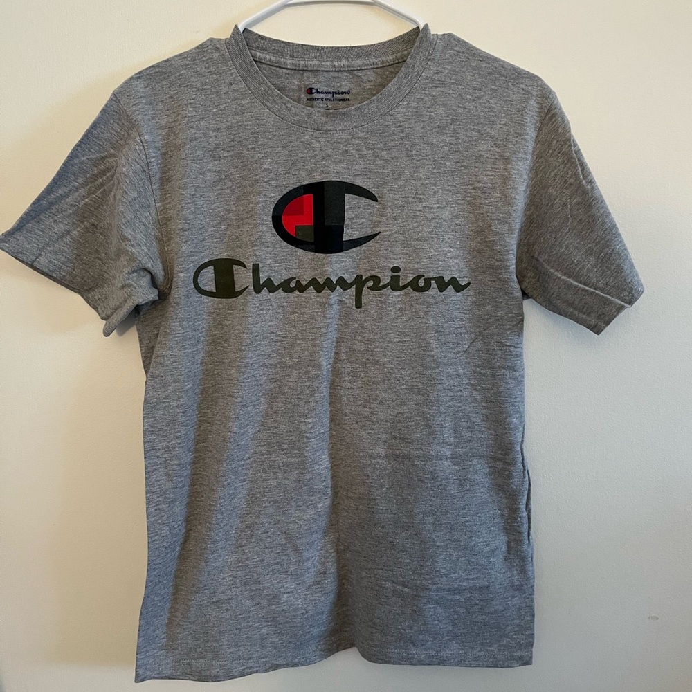 Gray Champion T shirt size small